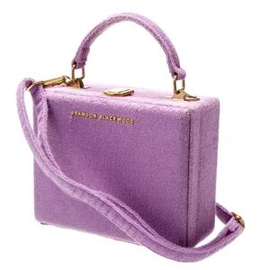Brandon Blackwood Lavender Crossbody Bag